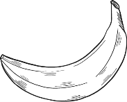 Розмальовка Банан Розмальовки - Розмальовка Крута